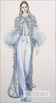 米蘭國際時尚設(shè)計學(xué)院學(xué)員服裝設(shè)計手繪作品賞析
