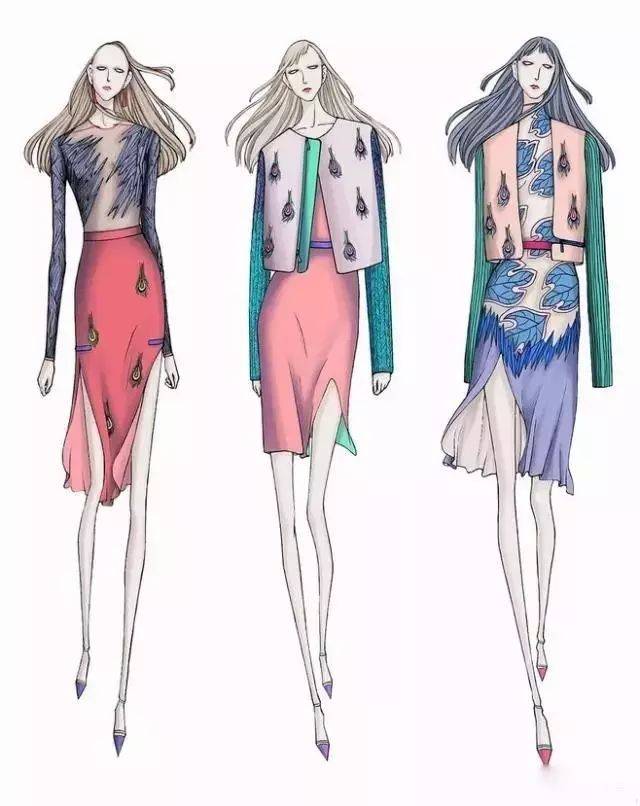 服裝設(shè)計(jì)手稿入門 從零開始，拒絕“瞎畫”